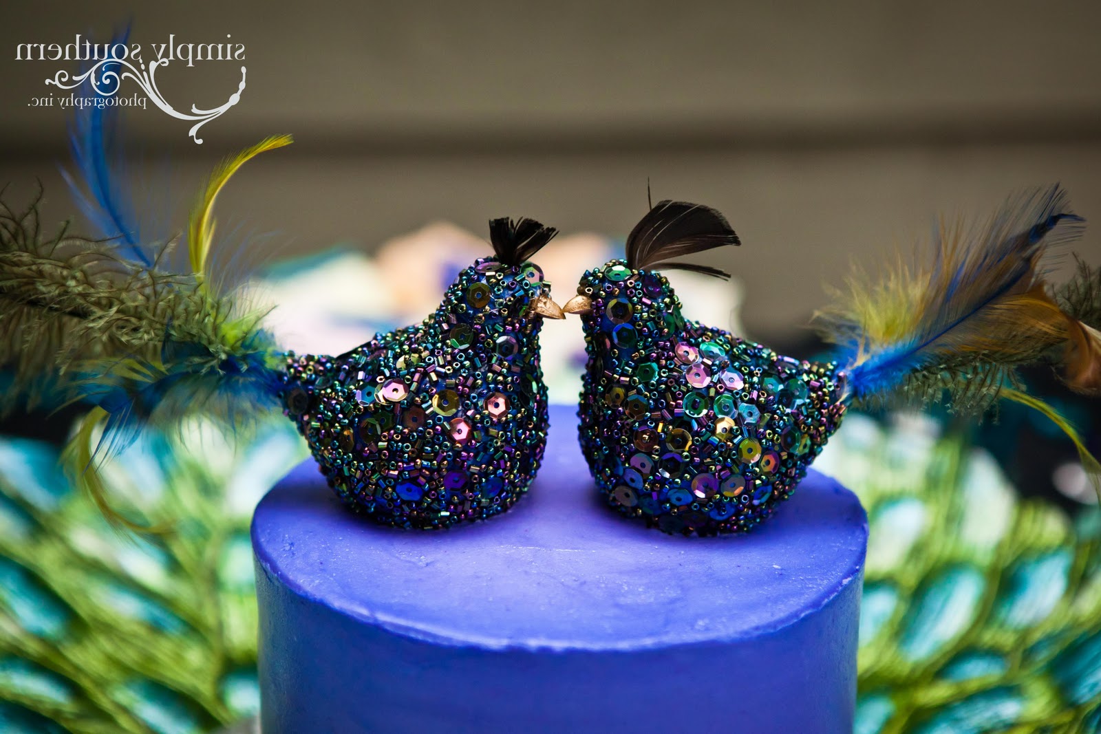 peacock wedding cake winston