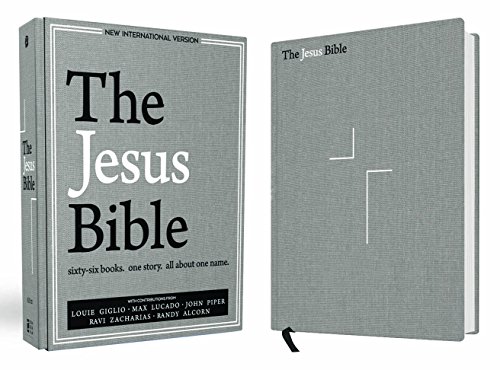 Free Download Ebook - The Jesus Bible, NIV Edition, Cloth over Board, Gray Linen