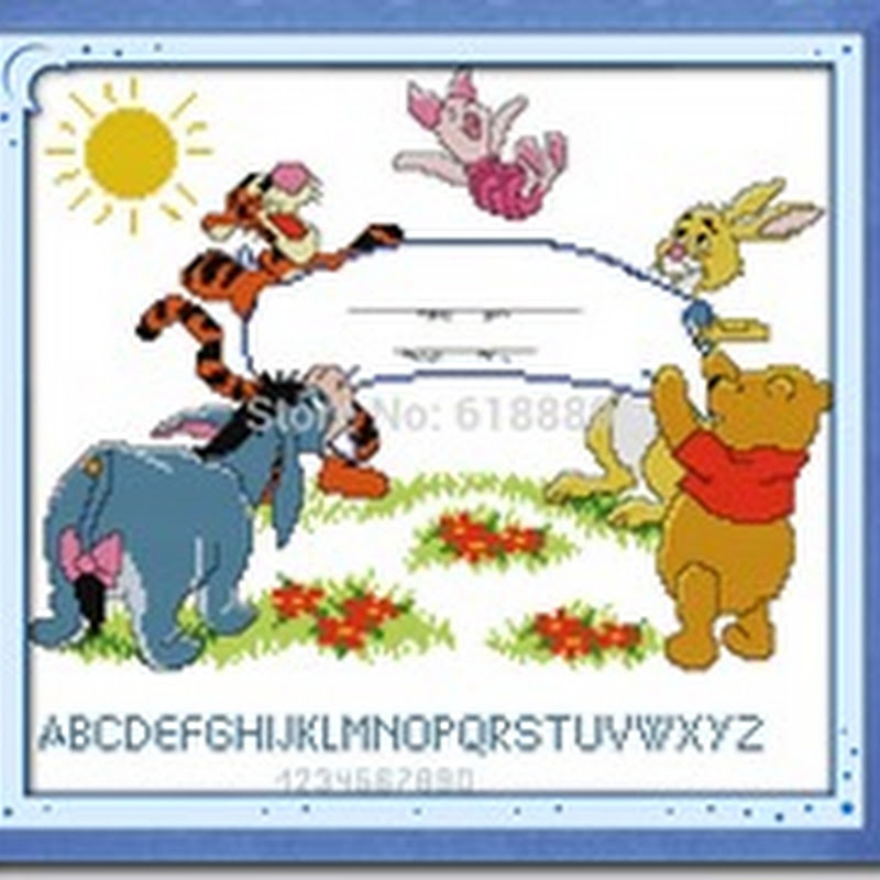 Punto de cruz Winnie the pooh descargar gratis