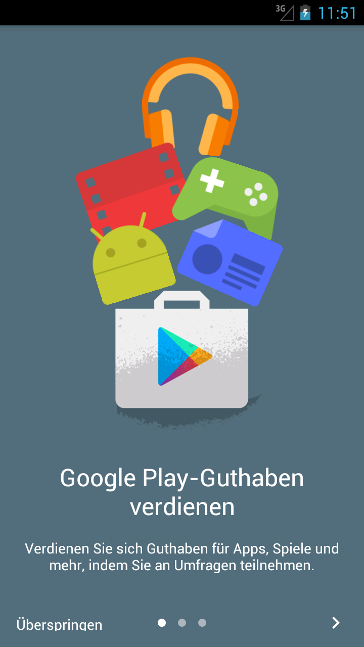 Android application Google Opinion Rewards screenshort