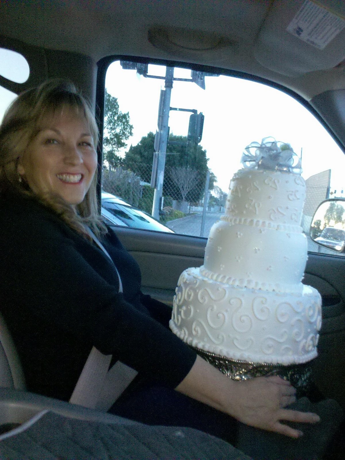 25th Wedding Aniversary Cake