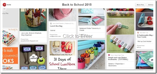 back to school 2015 pin board