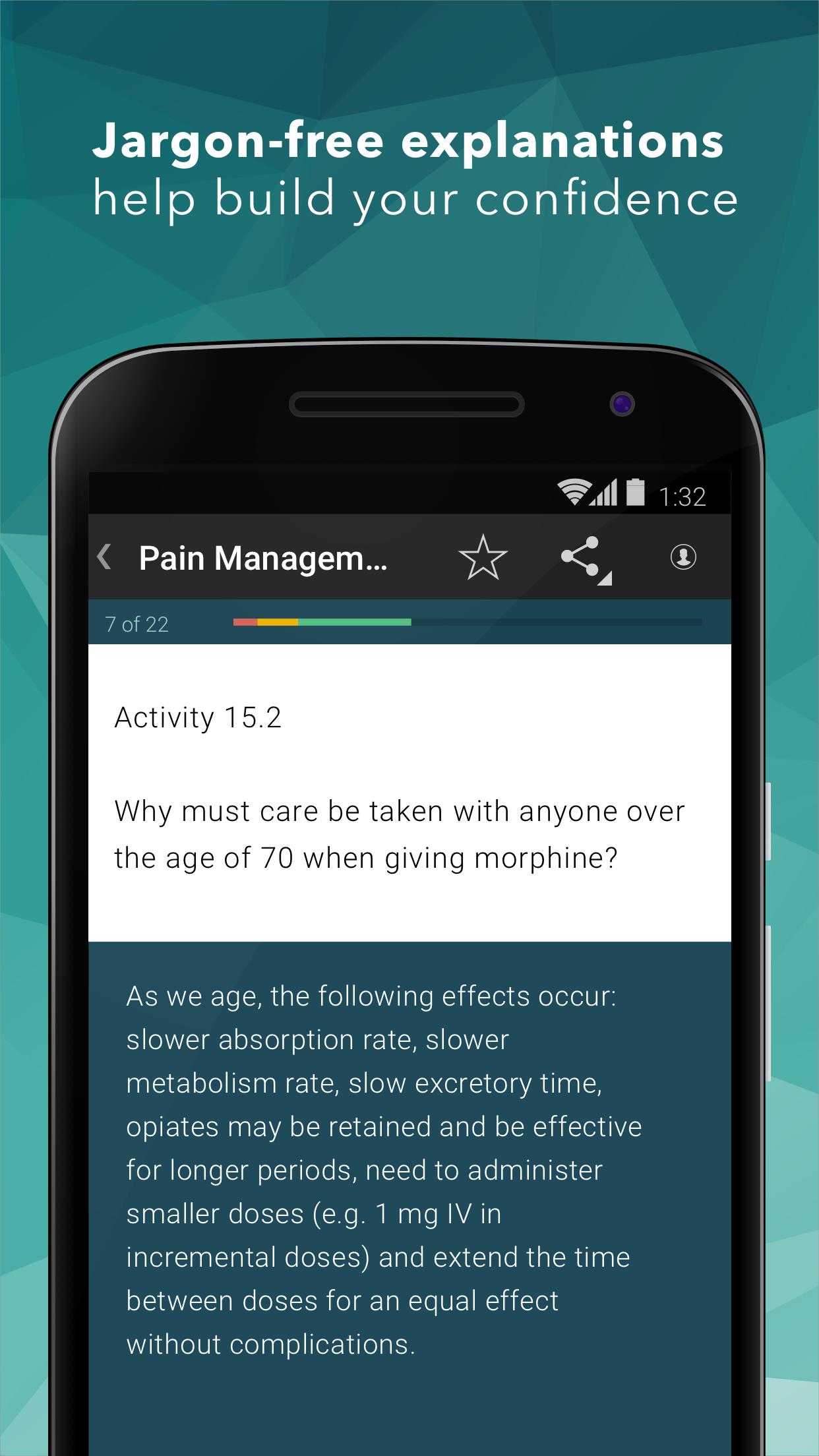 Android application Nurse Skills: Medicine Mgmnt screenshort