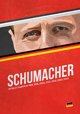 Михаэль Шумахер - постер Grand Prix Champions by Mr Shabba