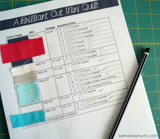 A Brilliant Cut - swatch guide A Brilliant Cut - swatch guide