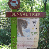 The Bengal tiger sign at the Nashville Zoo 09032011