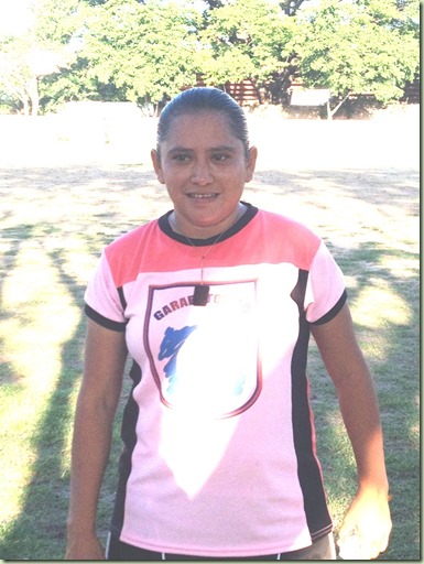La jugadora Natali Rodríguez del Deportivo Garabatos