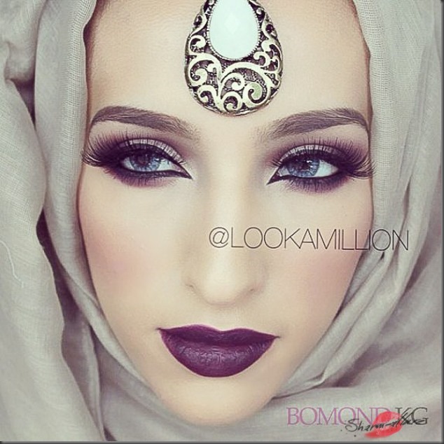 Beautiful bright Arabic Makeup-Lookamillion (3)