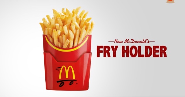 McDonald's Fry Holder