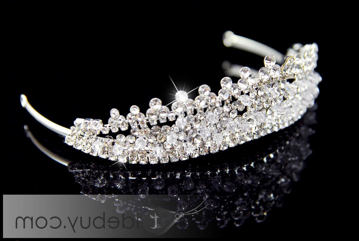 Wedding Tiaras & Wedding Headpieces  Elegant Created Clear Crystal Hair