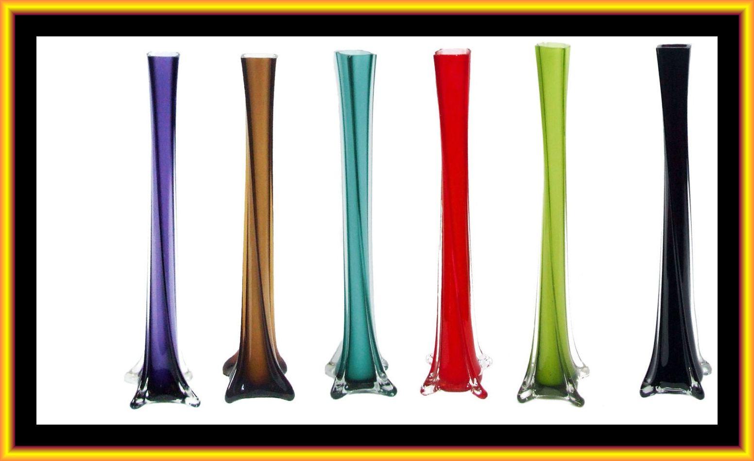 40cm Twisted Glass Lily Vases Wedding Vases centerpeice