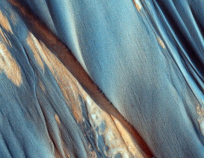 photos of the surface of mars by hiRISE