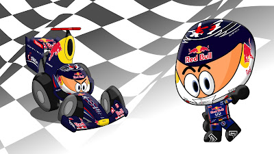 Себастьян Феттель Red Bull на Гран-при Японии 2011 Los MiniDrivers