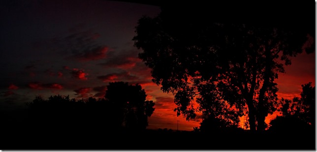 sunrise pano  created in autostitch