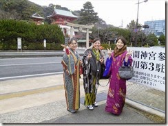 着物でなぜか唐戸市場へ (7)