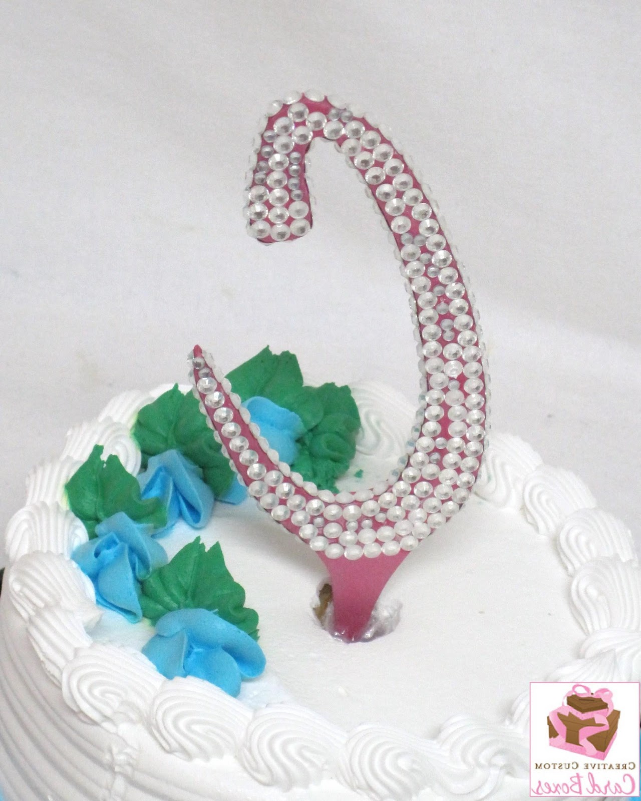 Wedding Monogram Cake Topper