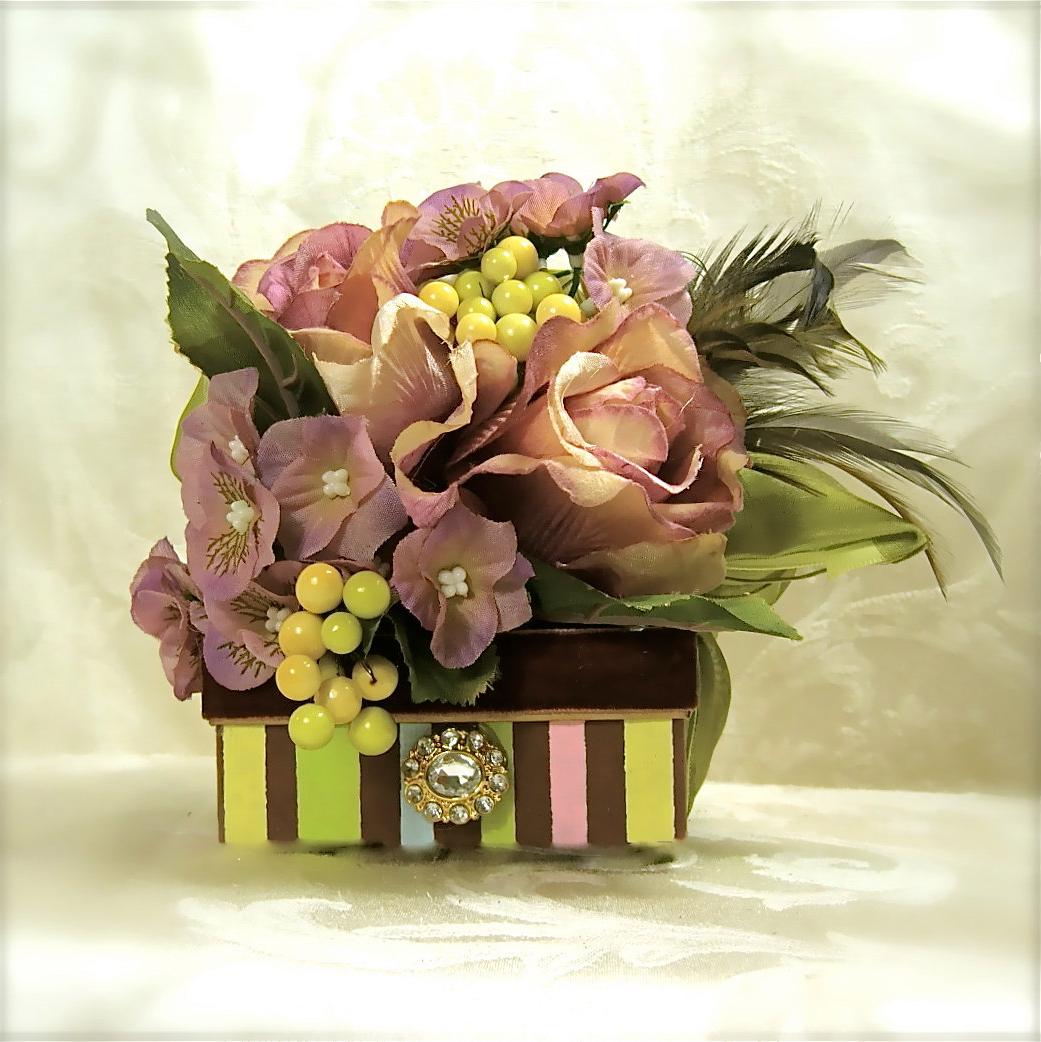 Striped - Wedding Favor Box,