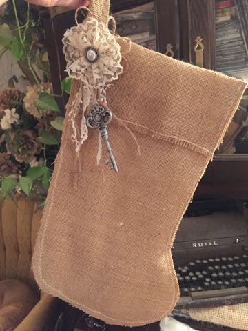 burlap stockings