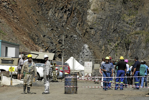 Lily Mine in Mpumalanga where three mineworkers have been trapped since Februrary 2016.