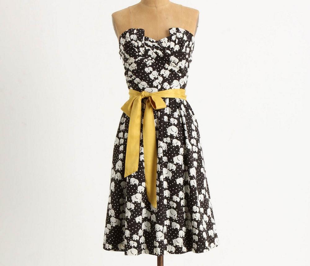 dress from Anthropologie.