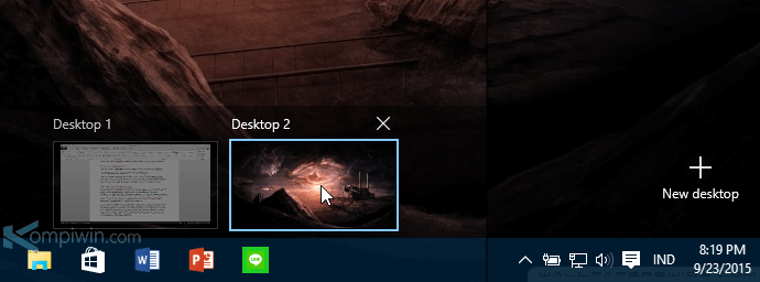 virtual desktop di windows 10 5