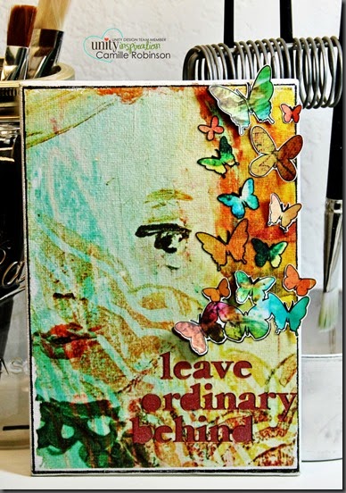 leave ordinary behind canvas with sig