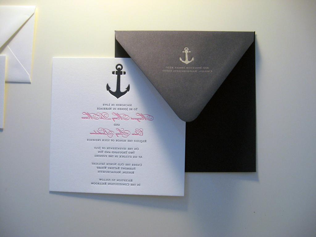 navy and hot pink wedding