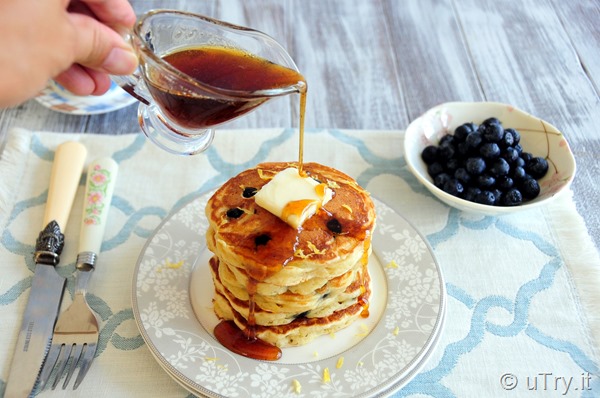 How to Make Blueberry Buttermilk Pancakes—3 Secrets to Making Tender and Fluffy Pancakes!   http://uTry.it