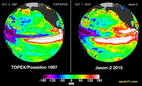 El Monstro Nasa confirma maior El Nino já registrado