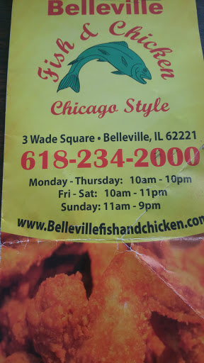 Chicken Restaurant «Belleville Fish & Chicken», reviews and photos, 3 Wade Square, Belleville, IL 62221, USA