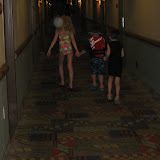 Hannah, Logan Vojtko and Bryan going to the water park in Kalahari in OH 02192012a