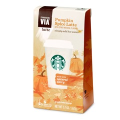pumpkin spice latte VIA