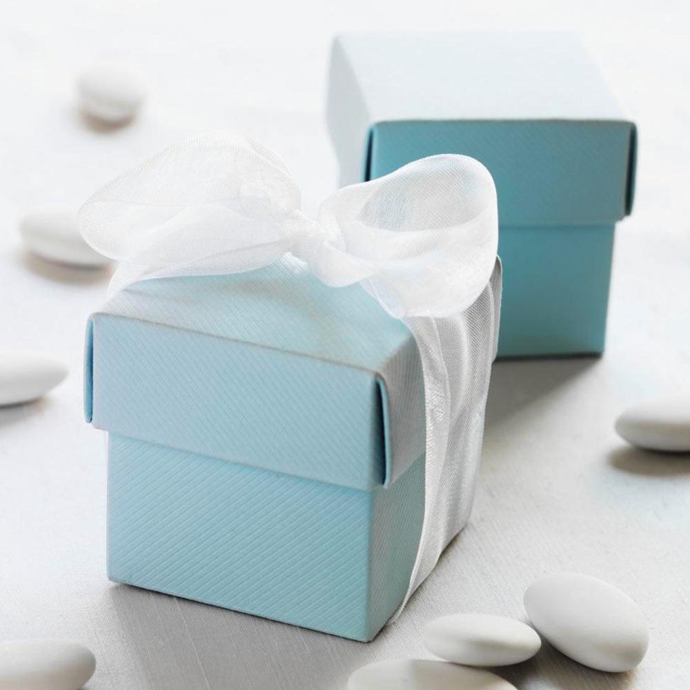 Turquoise Wedding Favour Boxes