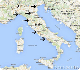 mapa italia