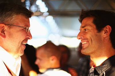 Росс Браун и Марк Уэббер лицом к лицу на Гран-при Италии 2013