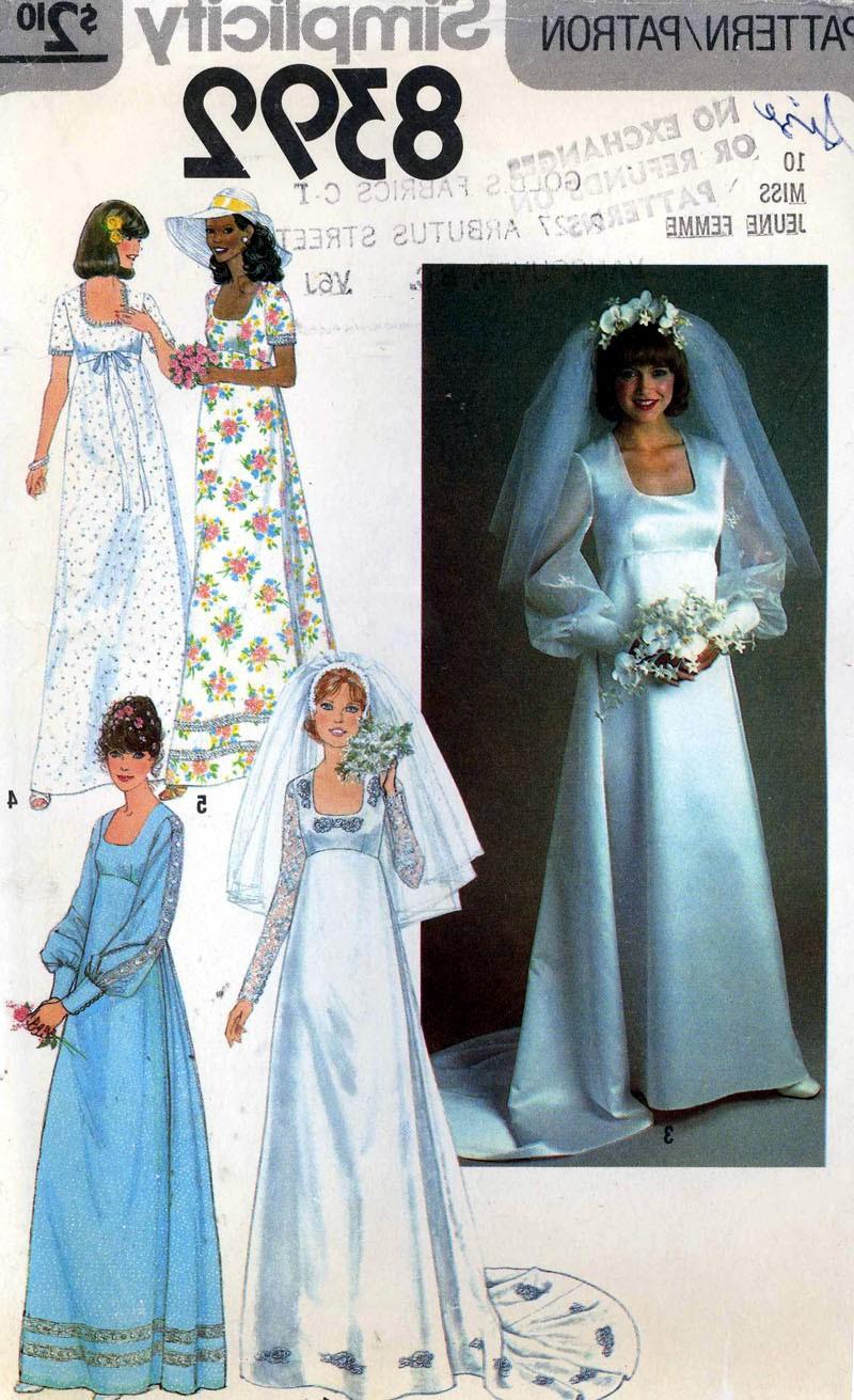 wedding dress sewing patterns