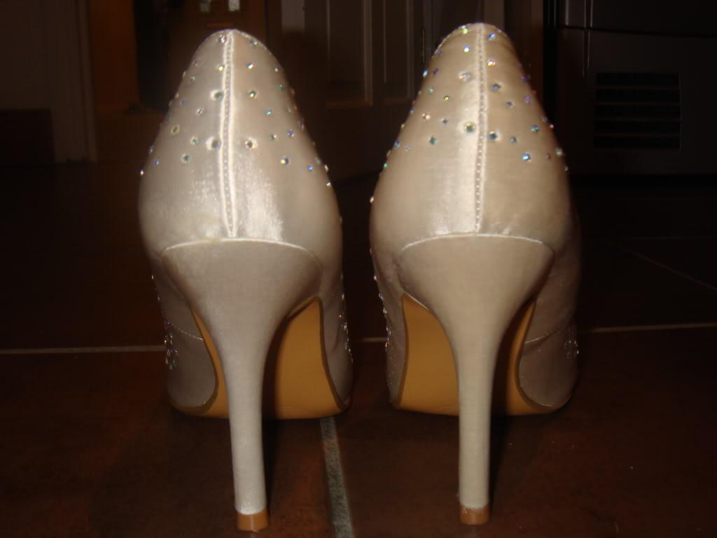 bridal shoes with crystals