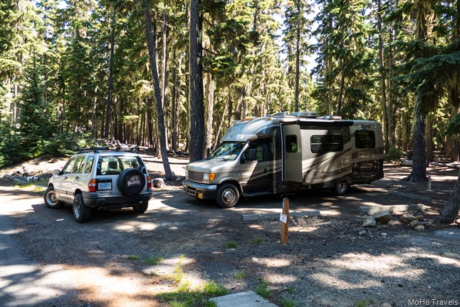 site 38 at the North Waldo Campground