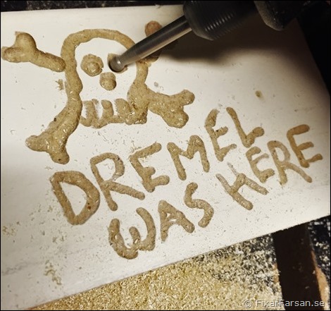 Fräsa-Trä-Dremel