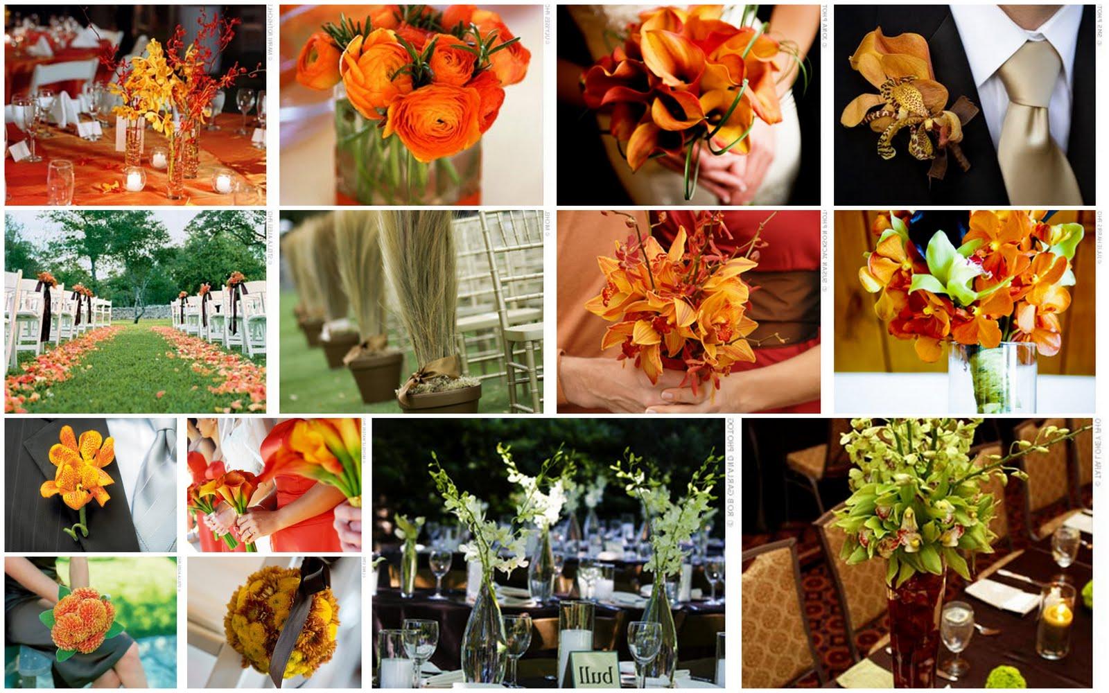 fall wedding flowers