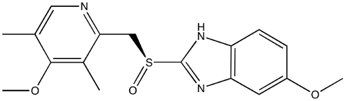 Structure Of Esomeprazole