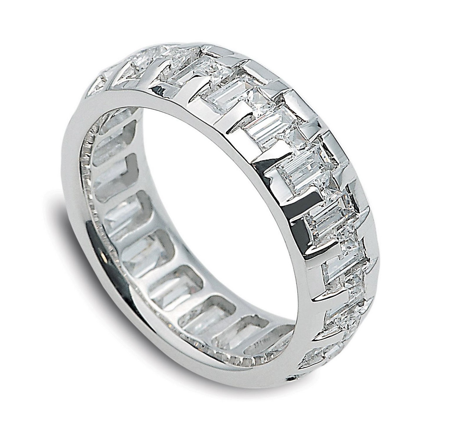 Diamond Wedding Band available in your choice of metal and width    Diamond