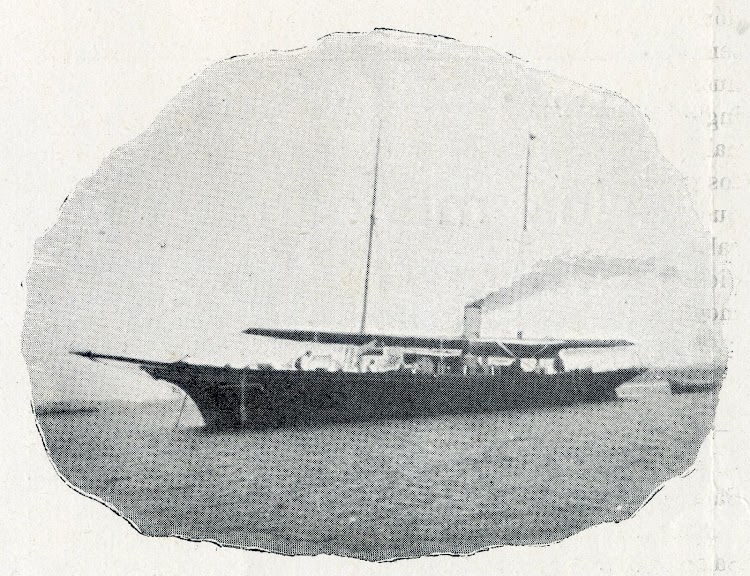 Aunque de mala calidad, esta foto del MATILDE Y MARIA es de las pocas que deben existir. Foto de la revista La Vida Marítima. Año 1902.jpg
