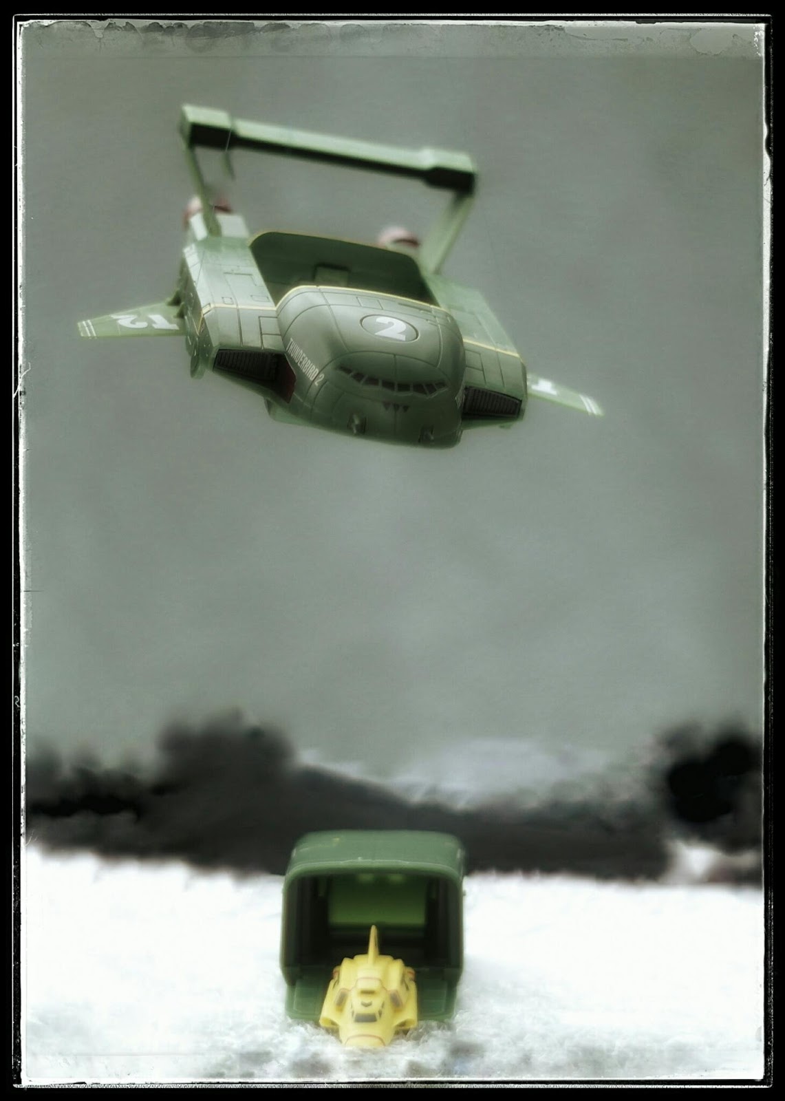 TERRAHAWKS Press Photo Gerry Anderson BATTLEHAWK en couleur
