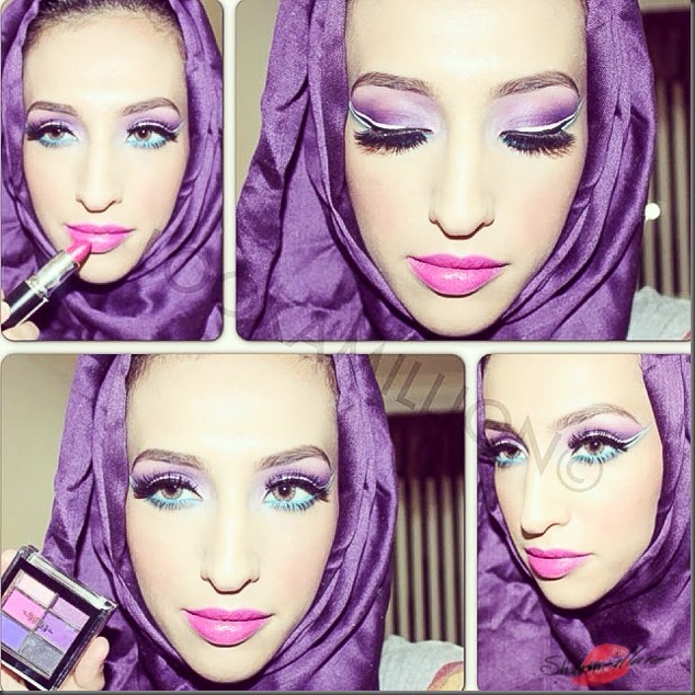 Beautiful bright Arabic Makeup-Lookamillion (19)