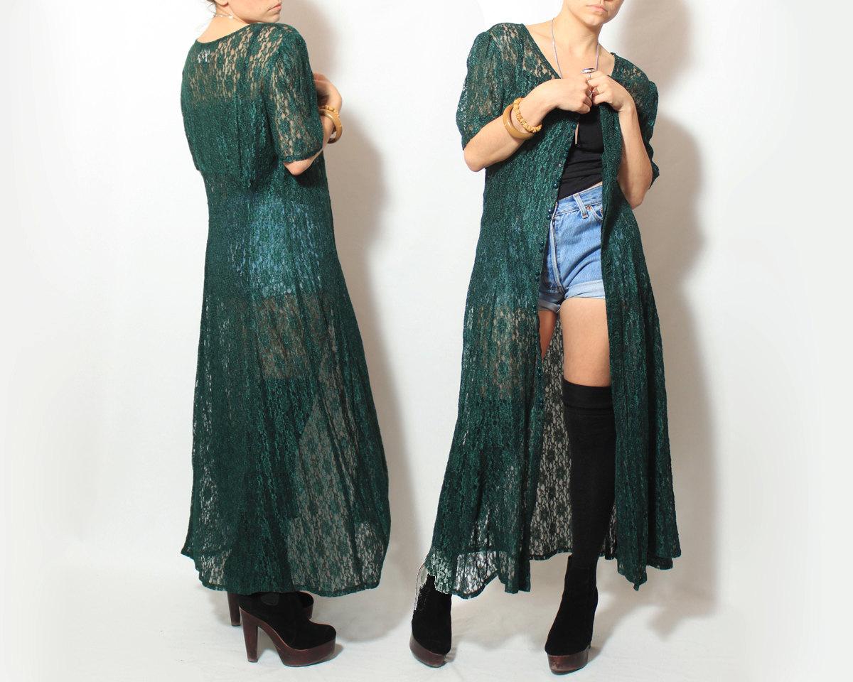 -Vintage Lace Long Hippie