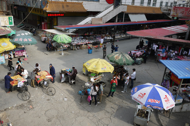 street market in Xining, China
