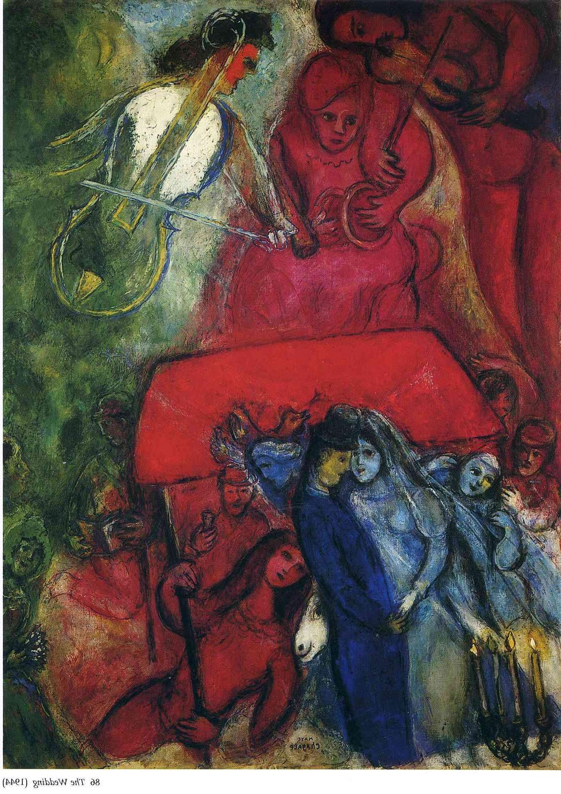 The Wedding - Marc Chagall