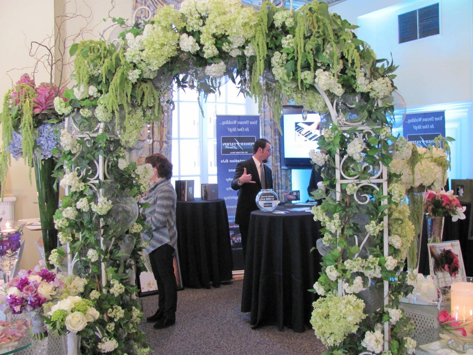 Nina and Deb talking to guests at the Wadsworth booth: