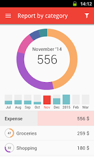 Zenmoney: expense tracker screenshot for Android